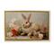 Stupell Industries Easter Bunny with Flower Bundles Floating Frame Wall Art
